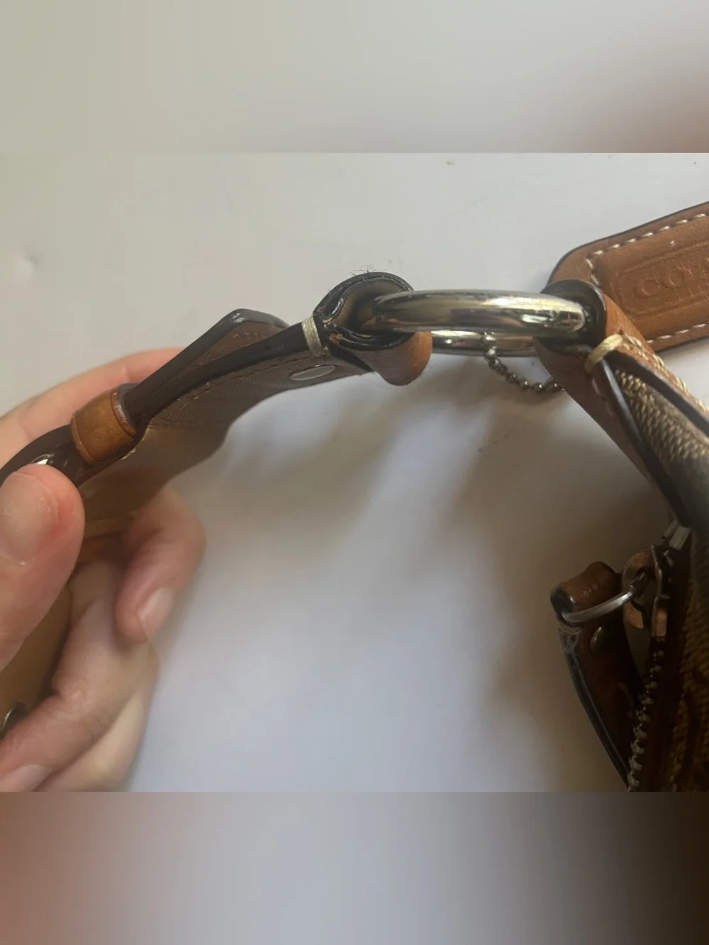Vtg Coach Hamptons Shoulder Bag